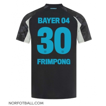 Billige Fotballdrakt Bayer Leverkusen Jeremie Frimpong #30 Replika Tredjedrakt 2024-25 Kortermet